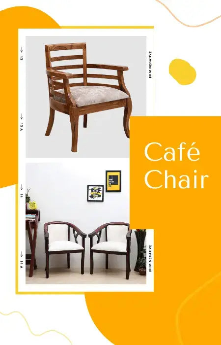 solid wood cafe chair