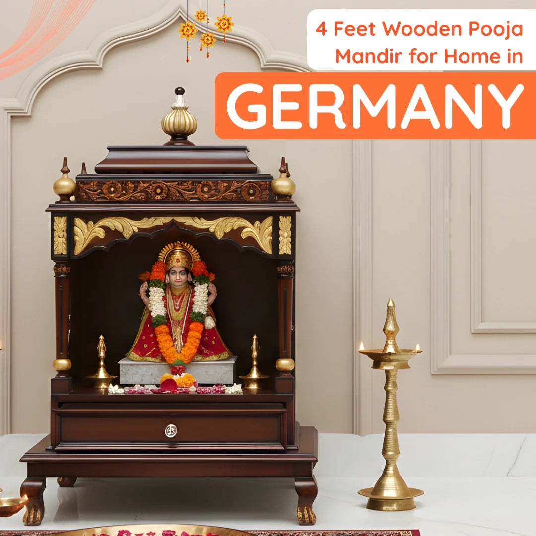 4 Feet Pooja Mandir in Germany image