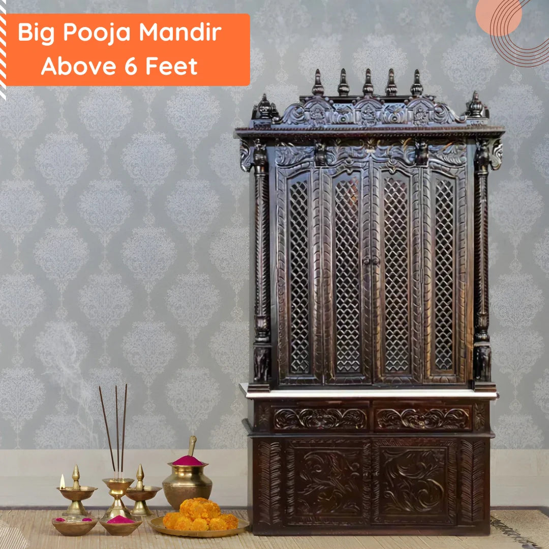 Big Pooja Mandir - Above 6 Feet image