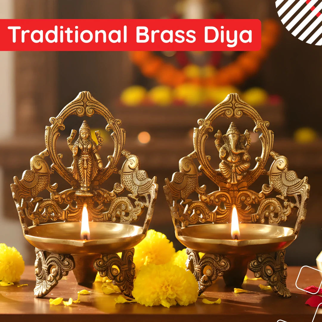 Traditional Brass Diya IMAGE