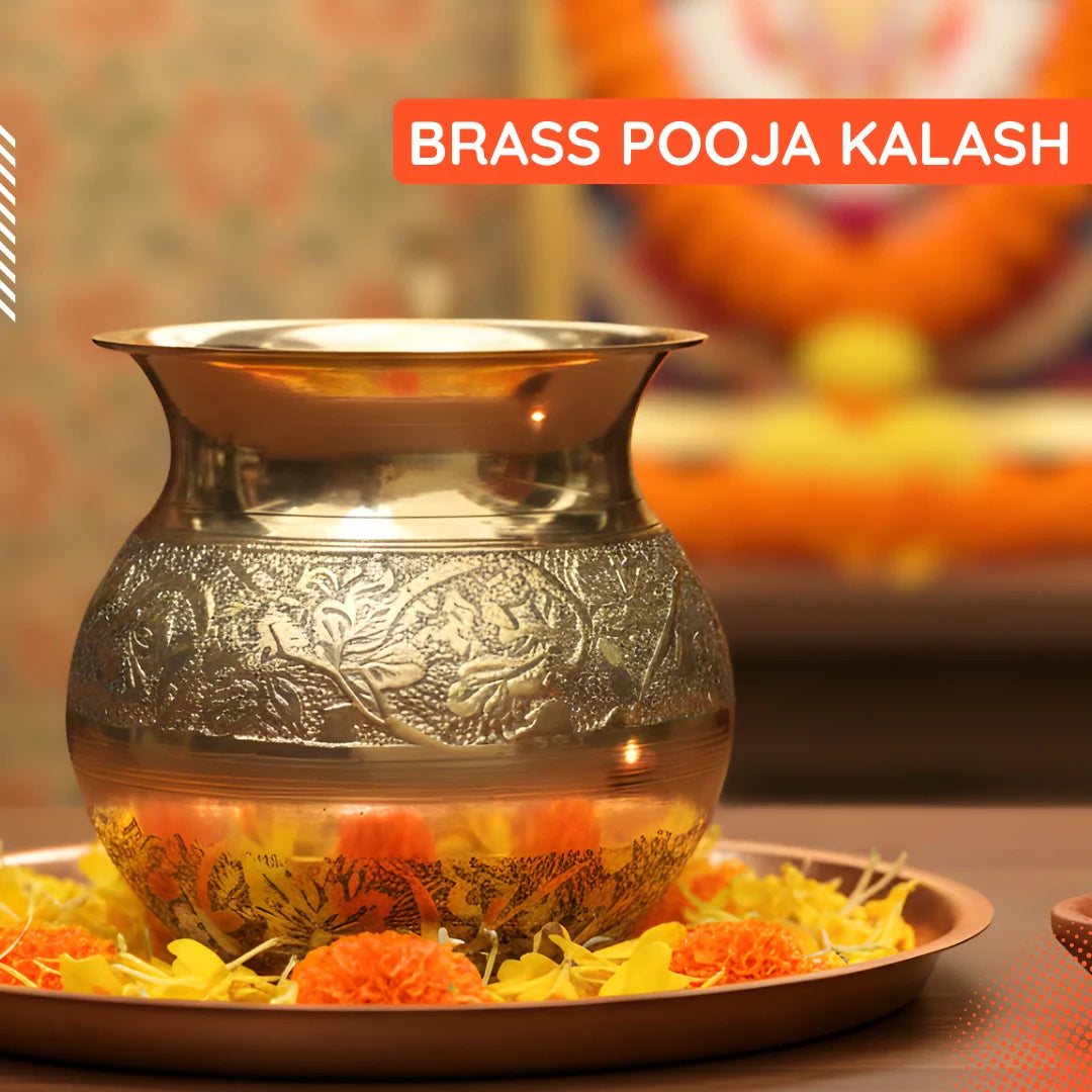 Brass Pooja Kalash BANNER