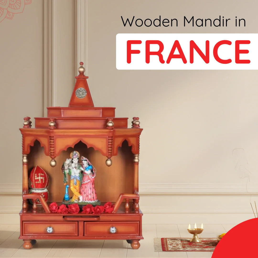 Wooden Mandir in France image
