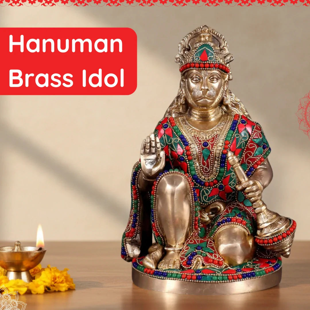 Hanuman Brass Idols IMAGE
