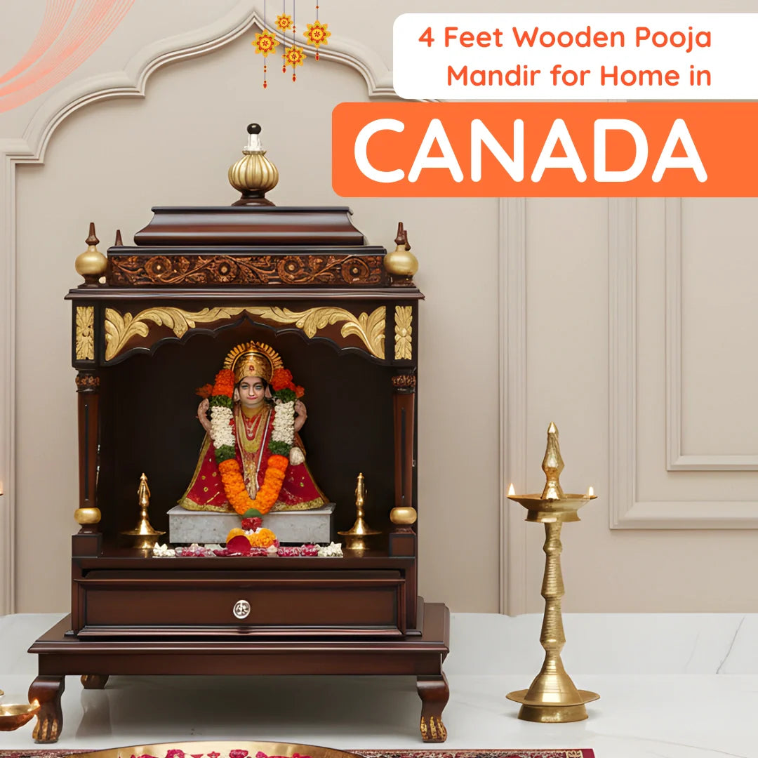 4 Feet Pooja Mandir in Canada image
