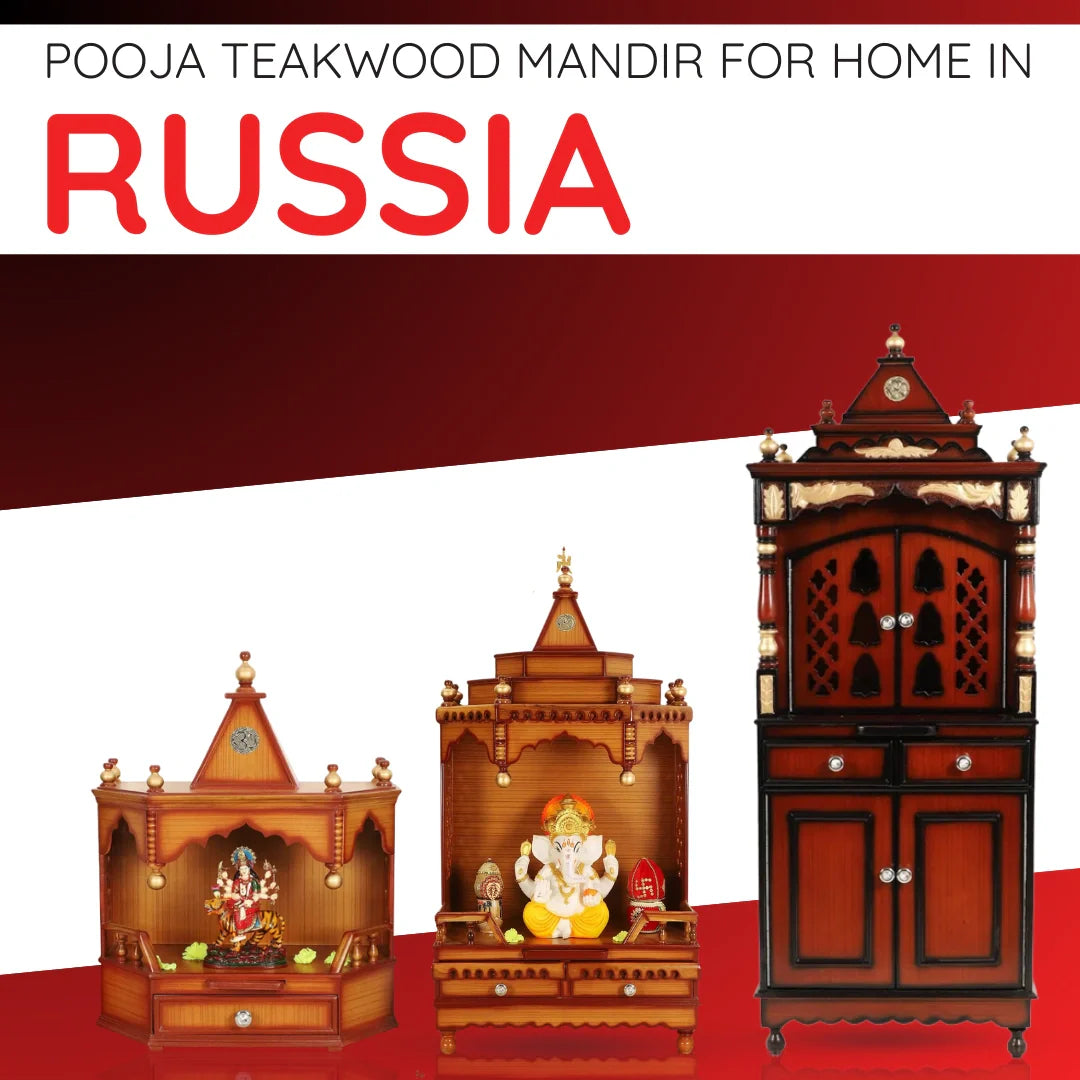 Teak Wood Mandir in Russia image