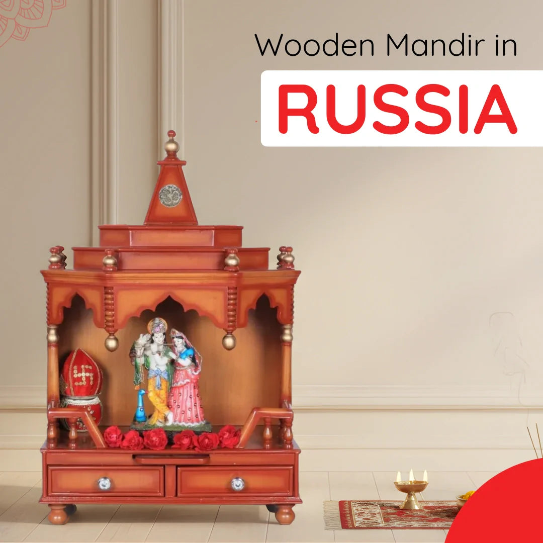 Wooden Mandir in Russia image