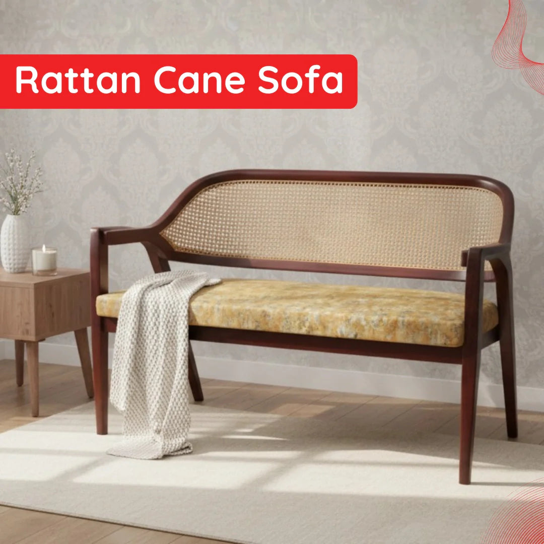 Rattan Cane Sofa IMAGE