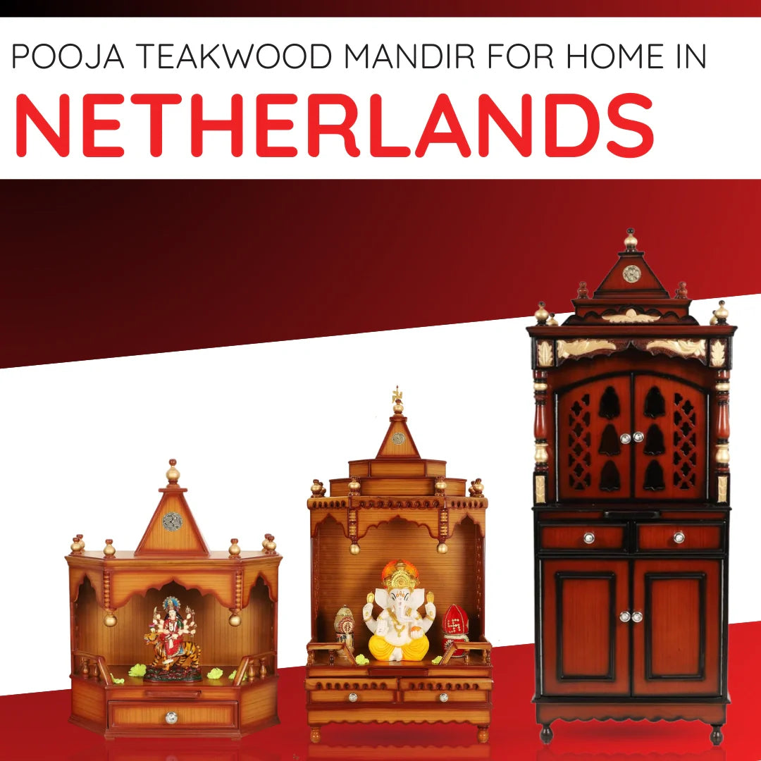 Teak Wood Mandir in Netherlands image
