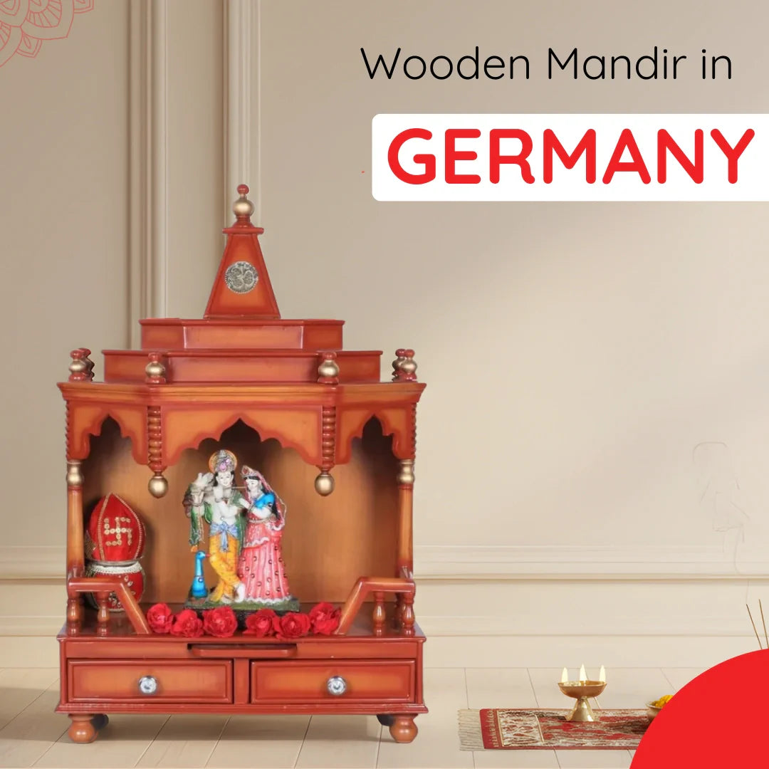 Wooden Mandir in Germany banner