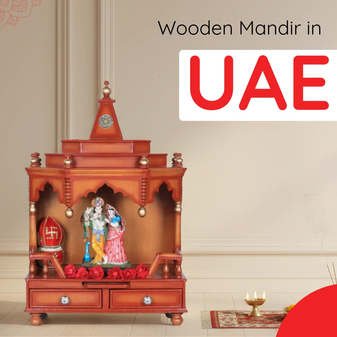 Wooden Mandir in UAE image