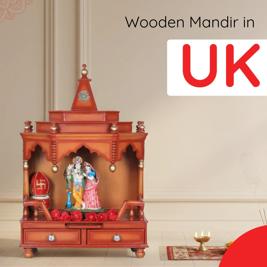 Wooden Mandir in UK image