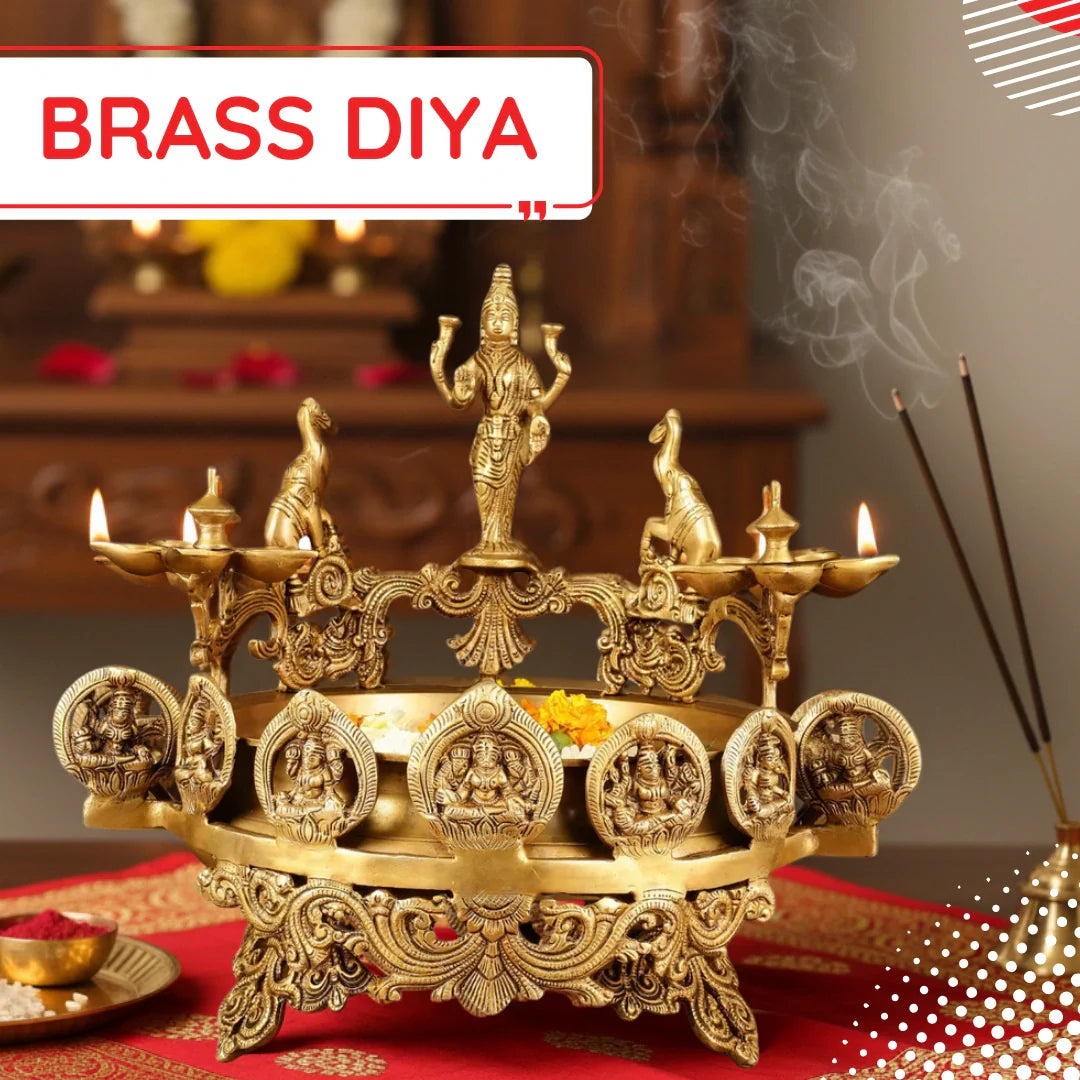 brass diya collection image