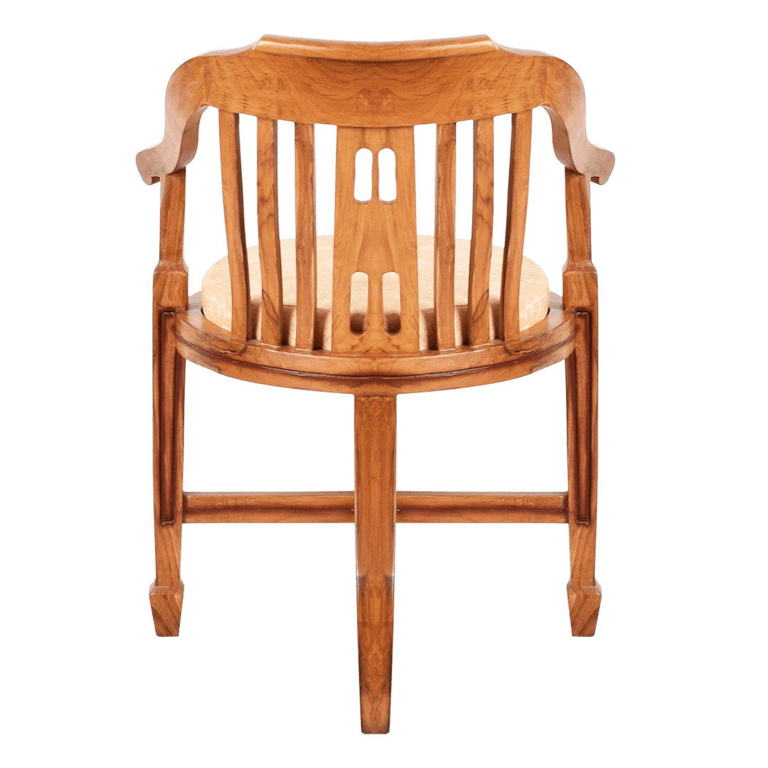 Canasto Teak Wood Arm Chair (Teak Beige)