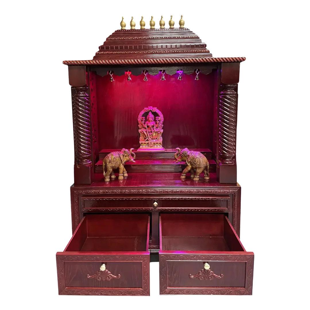 Shobha Teak Wood Mandap (Cherry)