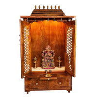 Padmavik Teak Wood Mandap (Teak) Open Door View