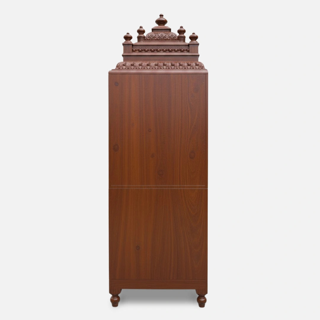 Aadinath Teak Wood Mandap (Teak) zoom veiw back view