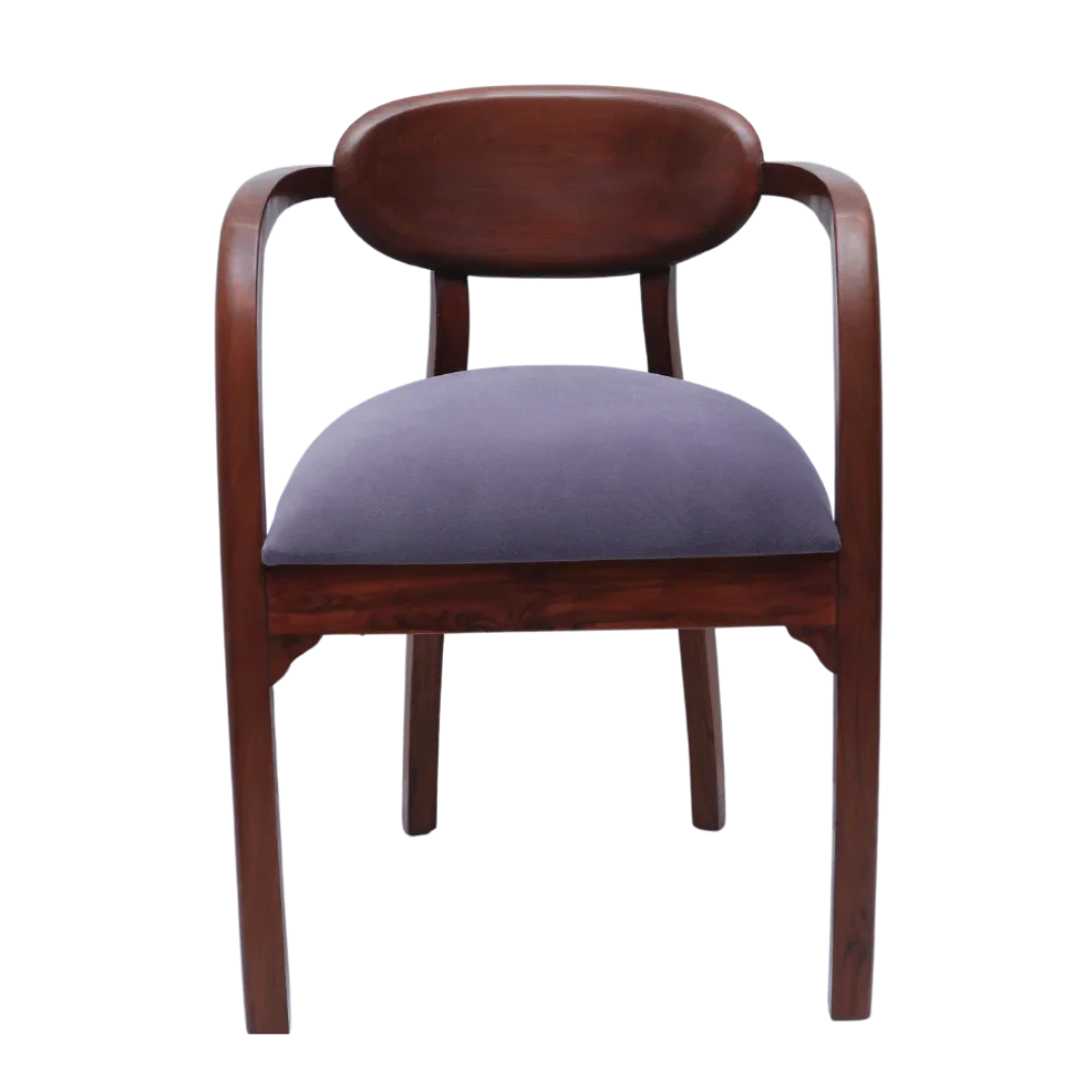 Abetos Teak Wood Arm Chairs (Grey)
