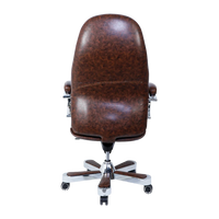 Aident Recliner Office Executive Chair (Brown) Back View