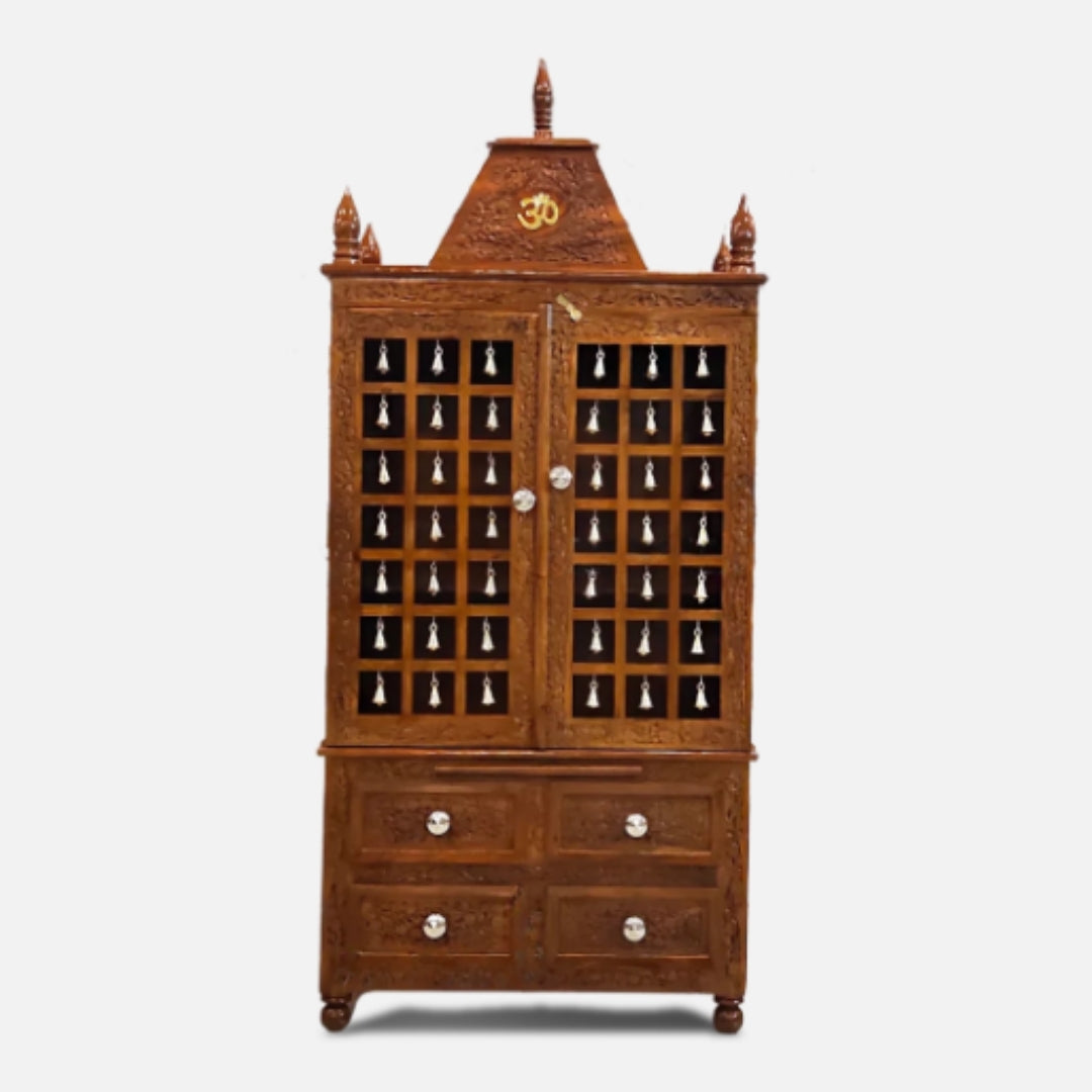 Amritalaya Teak Wood Mandap (Teak) Front view