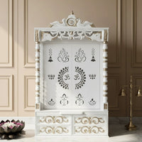 Ananta Teak Wood Mandap (White) lifestyle view