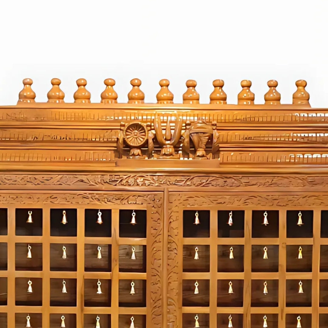 Aniruddha Teak Wood Mandap (Teak) close view