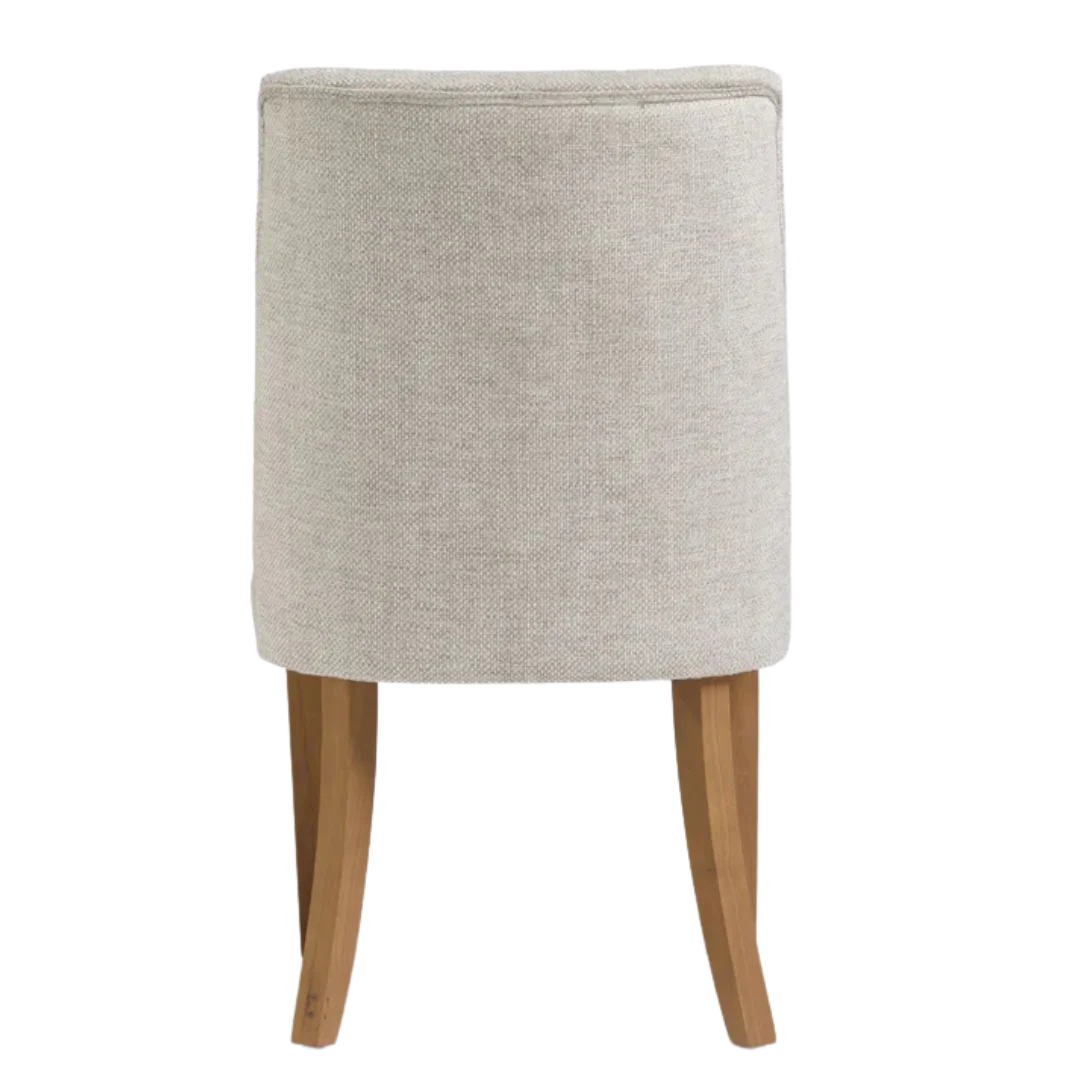 Astra Curved Dining Chair back view