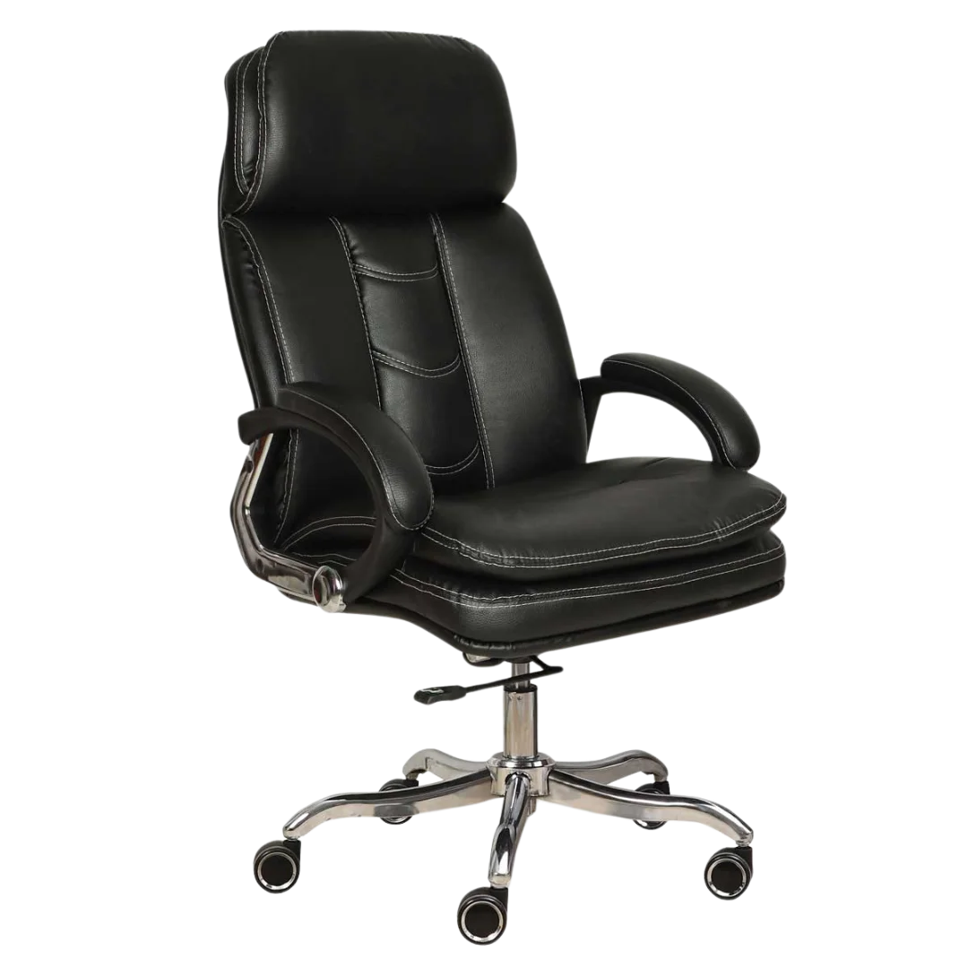 Avidity High Back Office Executive Chair (Black) Side Angle