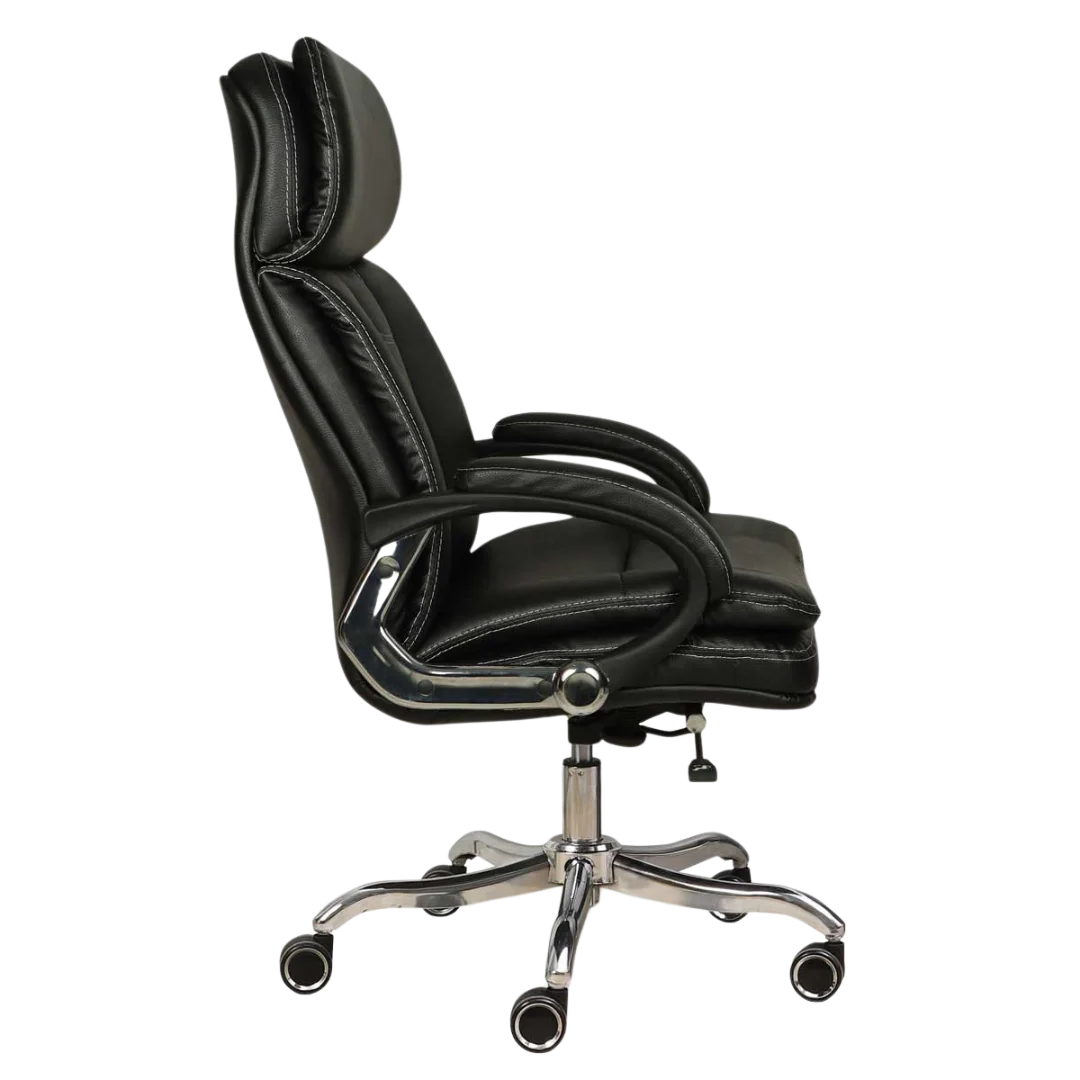 Avidity High Back Office Executive Chair (Black) Side View