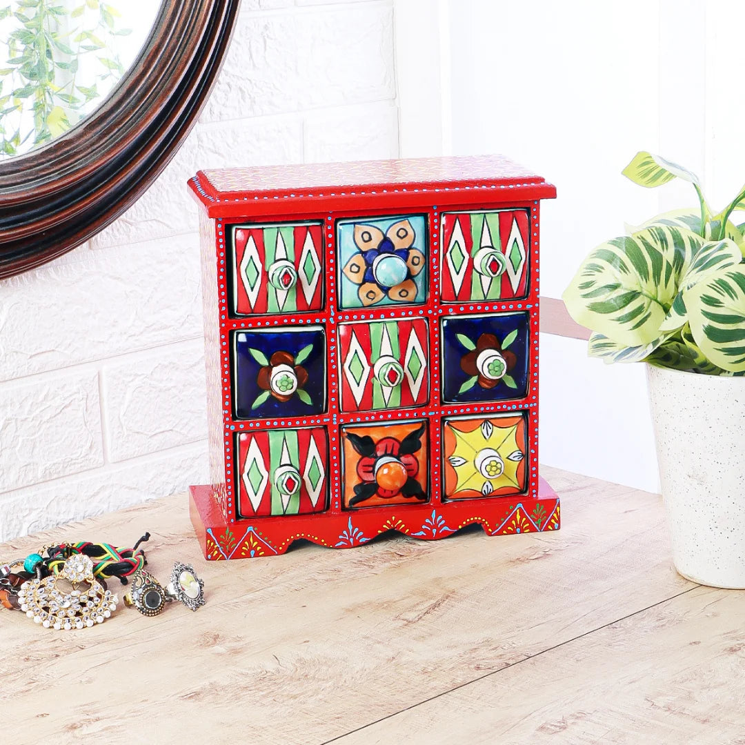 Avzi Ceramic Drawer Chest (09 Drawers) lifestyle view
