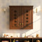 Barvya Pooja Mandir with Door (Teak) lifestyle image