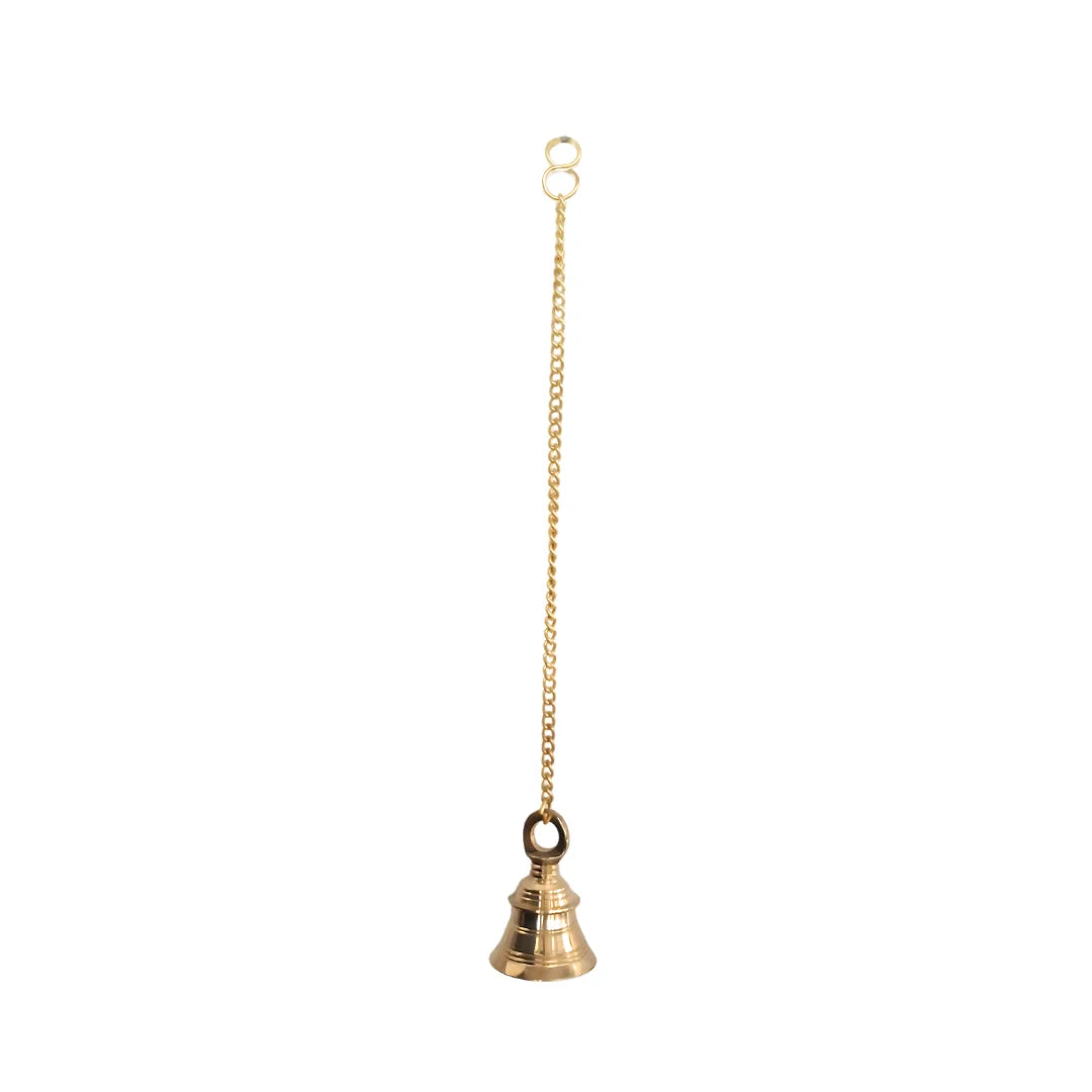 Bhakti Brass Pooja Bell front view