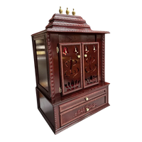 Brahmjyot Teak Wood Mandap (Cherry) side angle