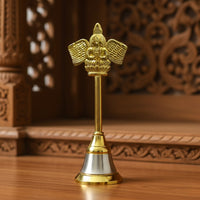 Brass Garuda Pooja Bell (Small) lifestyle view