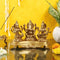 Brass Lakshmi Ganesha Saraswati Idol 4 lifestyel view