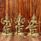 Brass Lakshmi Ganesha Saraswati Idol 5 lifestyle view