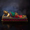 Brass Mosaic Reclining Buddha Idol lifesyle view