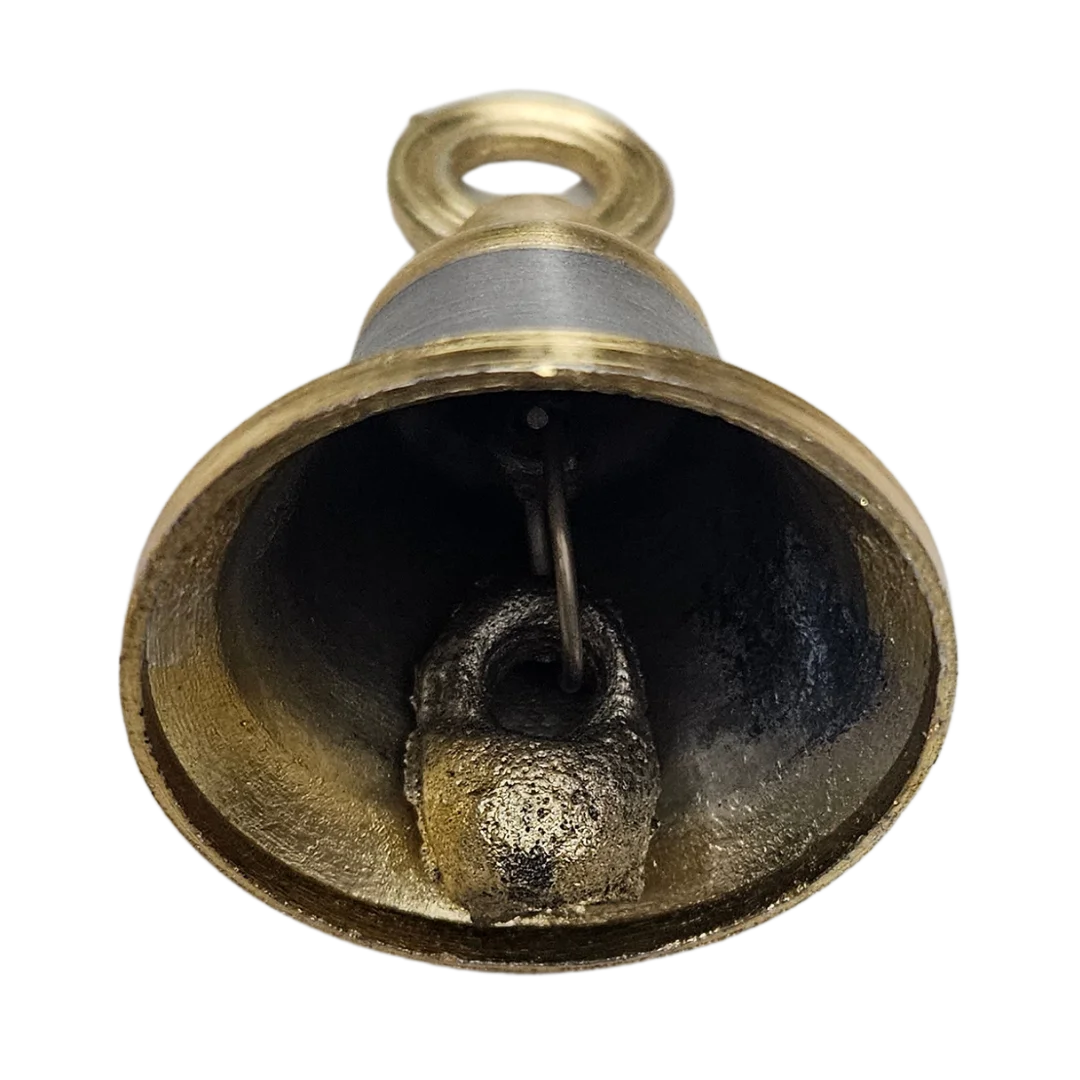 Brass Pooja Bell bottom view