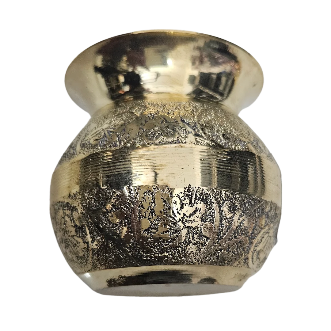 Brass Pooja Kalash side view