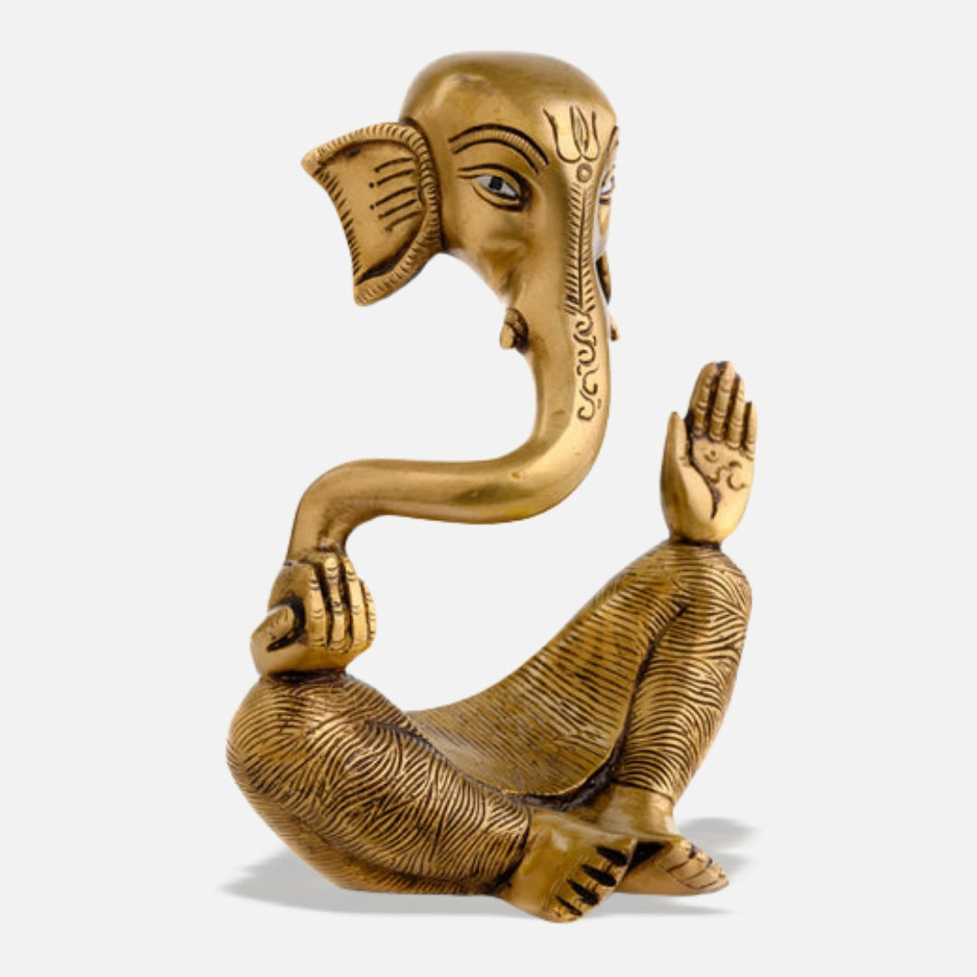 Ganesha Brass Idol