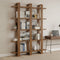 Cubria Teak Wood Book Shelf (Teak) lifestyle view