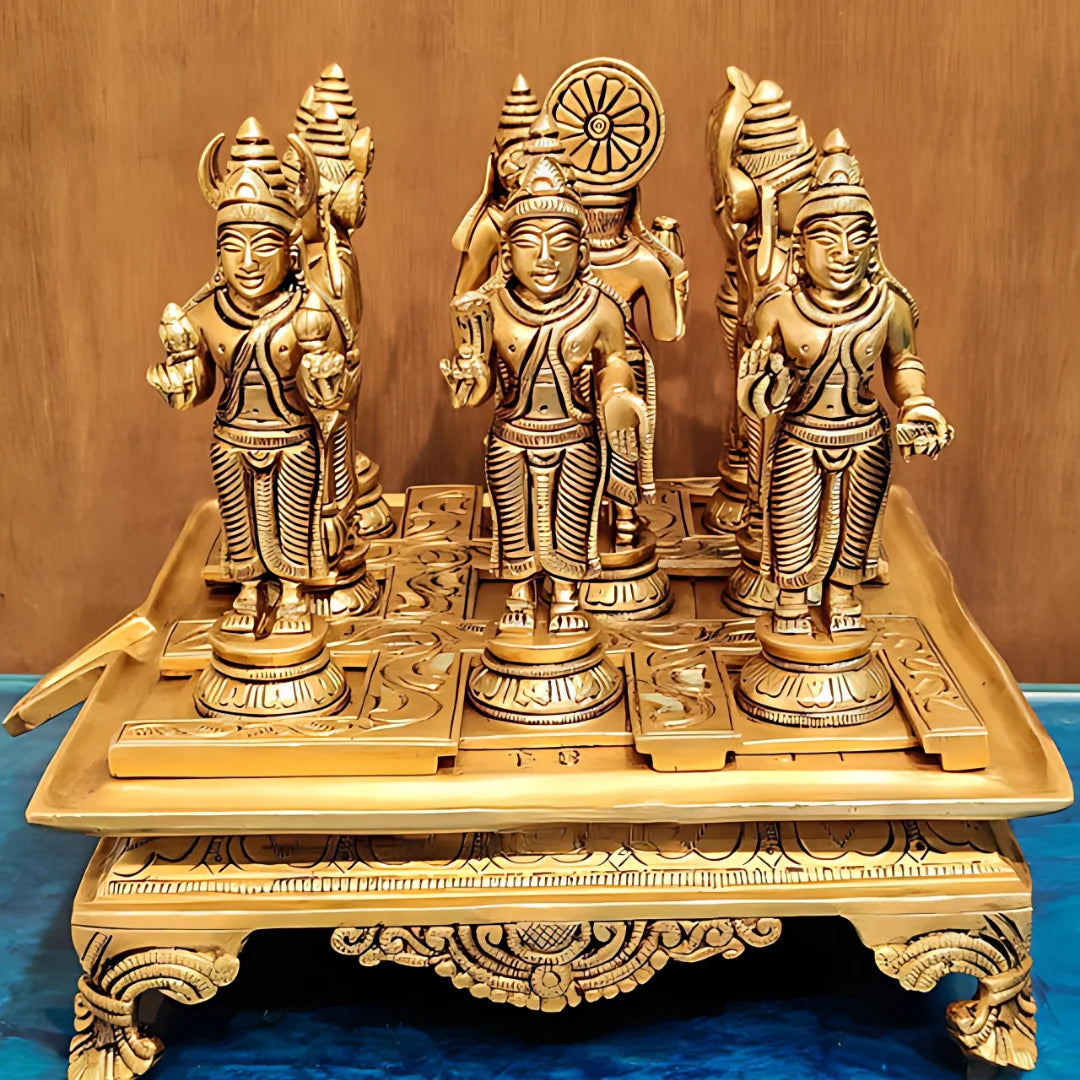 Dashavatara Brass Set lifestyle view
