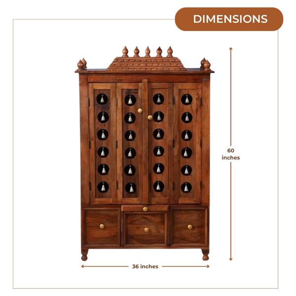 Divyarth Teak wood Mandap Teak Dimensions