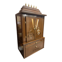 Divya Kosh Teak Wood Mandap (Caramel Brown) side view