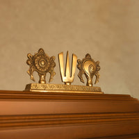 Divyasthal Teak Wood Pooja Mandap with Door (Teak) zoom view