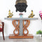 Eleganza Solid Wood Console Table (Teak) lifestyel view