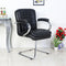Frostic Visitor Chair with Armrest (Black) Lifestyle view