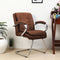 Frostic Visitor Chair with Armrest (Dark Brown)Lifestyle view