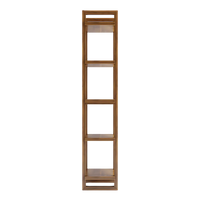 Harbor Wood Book Shelf (Teak) side view