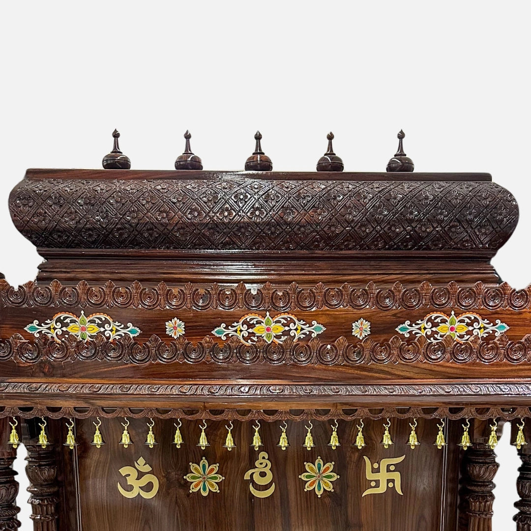 Jagadish Teak Wood Mandap (Teak) dome view