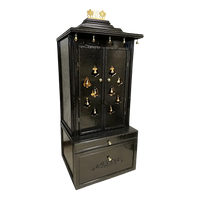 Kalyaan Teak Wood Mandap (Ebony) side angle